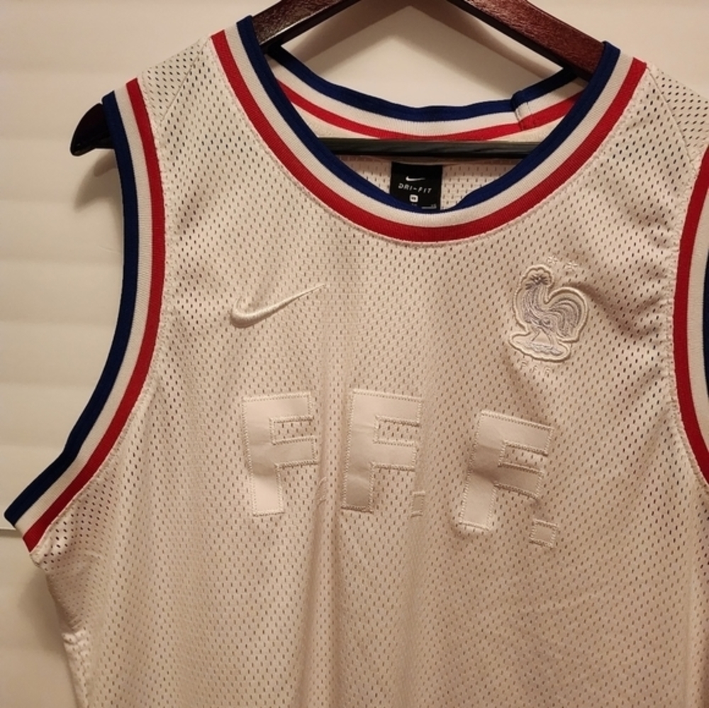 Nike F.F.F. FRANCE SLEEVELESS‎ JERSEY XL - Picture 3 of 4